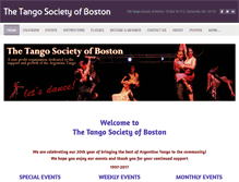 Tablet Screenshot of bostontango.org